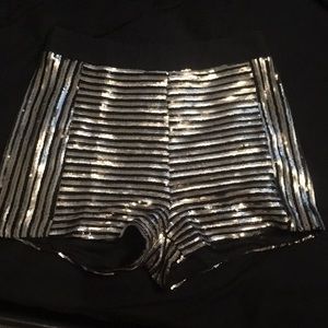 Sequin shorts